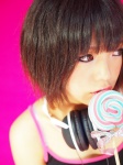 camisole headphones lollipop namada namada_p rating:Safe score:1 user:nil!
