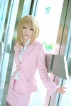 blazer blonde_hair blouse cosplay minami_yuuri miniskirt pantyhose rion skirt vitaminx rating:Safe score:1 user:nil!