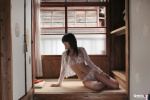 bikini blouse cleavage kosaka_yuka misty_115 open_clothes see-through swimsuit rating:Safe score:0 user:nil!