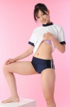 bikini_top bjk_0023 buruma gym_uniform ponytail shirt_lift shizuka_(ii) shorts swimsuit tshirt rating:Safe score:2 user:nil!