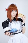 cosplay higurashi_no_naku_koro_ni maid orange_hair ryuuguu_rena yaya rating:Safe score:1 user:Log