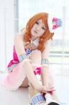 boots cosplay dress hat kai kousaka_honoka love_live!_school_idol_project red_hair rating:Safe score:0 user:nil!