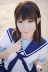 anegasaki_nene cosplay love_plus myumyu pleated_skirt sailor_uniform school_uniform skirt rating:Safe score:0 user:nil!