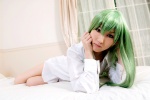 asakura_hina bed bottomless cc code_geass cosplay green_hair rating:Safe score:0 user:Log