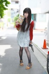 black_legwear cardigan cosplay dress makise_anji original pantyhose umbrella rating:Safe score:0 user:nil!