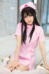 cosplay dress fujimi_suzu nana nitro_super_sonic nurse nurse_cap nurse_uniform thighhighs zettai_ryouiki rating:Safe score:0 user:pixymisa