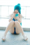 aqua_hair bikini cosplay haruka hatsune_miku ponytail project_diva swimsuit vocaloid rating:Safe score:5 user:nil!