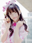 amaguri_irufu blouse cosplay hairbow idolmaster idolmaster_cinderella_girls shimamura_uzuki rating:Safe score:1 user:nil!