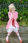 babydoll blonde_hair bloomers cosplay fujimiya_momoka hairbow hinaichigo pantyhose rozen_maiden rating:Safe score:0 user:nil!