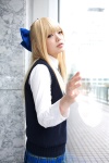 blonde_hair cosplay hairbow namada original school_uniform sweater rating:Safe score:0 user:nil!