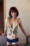 bikini_top cleavage isoyama_sayaka shorts swimsuit vest rating:Safe score:1 user:nil!