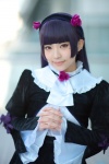 asae_ayato bows cosplay dress flowers gokou_ruri hairband ore_no_imouto_ga_konna_ni_kawaii_wake_ga_nai purple_hair red_eyes rating:Safe score:1 user:pixymisa