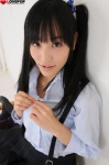blouse hamada_yuri kneesocks pleated_skirt school_uniform side_ponytail skirt suspenders rating:Safe score:0 user:nil!