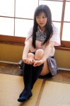 blouse dgc_0877 kneesocks minagawa_natsumi pleated_skirt school_uniform skirt rating:Safe score:2 user:nil!