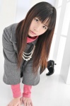 jacket mikuru miniskirt pantyhose pleated_skirt skirt sweater rating:Safe score:0 user:nil!