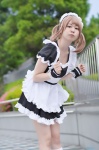 apron cosplay dress enuda hairband kneehighs maid maid_uniform tagme_character tagme_series twintails rating:Safe score:0 user:nil!