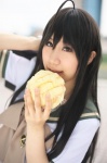 ahoge bookbag cosplay melon_bread sailor_uniform saki school_uniform shakugan_no_shana shana rating:Safe score:0 user:nil!