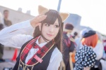 akb48 animal_ears blouse bowtie cosplay hoshino_monaka vest wonda rating:Safe score:1 user:pixymisa