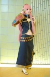 blouse boots cosplay detached_sleeves headset karu megurine_luka pink_hair skirt vocaloid rating:Safe score:0 user:nil!