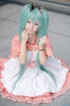 apron aqua_hair bad∞end∞night_(vocaloid) cosplay crinoline dress hatsune_miku maitako shawl twintails vocaloid rating:Safe score:1 user:pixymisa