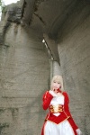 blonde_hair braid cosplay dress fate/series fate/stay_night kamui_arisa red_moon saber rating:Safe score:0 user:nil!