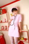 costume kyan_chiaki nurse nurse_cap nurse_uniform stethoscope thighhighs rating:Safe score:0 user:nil!