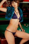 bikini cleavage pool_table scarf swimsuit yamasaki_mami rating:Safe score:1 user:nil!