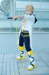 boots cosplay crossplay dress_shirt gun hatomune hoodie kagamine_len tagme_song tie trousers vocaloid rating:Safe score:0 user:nil!