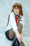 blouse boots cosplay glasses makise_kurisu pantyhose satori shorts steins;gate tie rating:Safe score:3 user:nil!