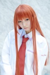 blouse cosplay lab_coat makise_kurisu red_hair rinami steins;gate tie rating:Safe score:0 user:nil!