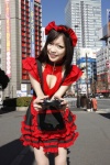 apron cleavage costume dress hairband kamata_hiroko maid maid_uniform ys_web_342 rating:Safe score:0 user:nil!