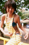 bikini dress minami_akina side-tie_bikini striped swimsuit rating:Safe score:0 user:nil!