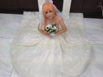 asuna_(sao) cosplay flower nanase_sakura necklace orange_hair sword_art_online veil wedding_dress rating:Safe score:1 user:pixymisa