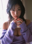 bikini_top cleavage coffee_mug sato_hiroko sweater swimsuit rating:Safe score:1 user:nil!