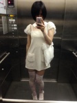 dress_lift iiniku_ushijima iphone print_legwear self-shot thighhighs zettai_ryouiki rating:Safe score:5 user:nil!