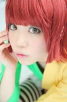 cosplay flowers hairband kanoko kumo pop'n_music red_hair striped thighhighs yukata rating:Safe score:0 user:nil!