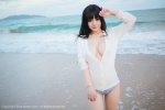 barbie beach bikini_bottom cardigan cleavage ocean swimsuit wet xiuren_150 rating:Safe score:7 user:nil!