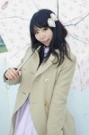 blouse coat hairbow himemiya_mahore skirt sweater umbrella rating:Safe score:0 user:pixymisa