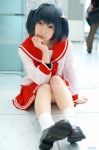 ahoge cosplay hazuki_minami pantyhose pleated_skirt sailor_uniform school_uniform skirt socks to_heart to_heart_2 twintails yuzuhara_konomi rating:Safe score:1 user:nil!