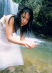 bikini dress her_marvelous_youthful_days isoyama_sayaka swimsuit waterfall wet rating:Safe score:0 user:nil!
