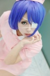 blue_hair cosplay eyepatch ikkitousen kagami_sou nurse nurse_cap nurse_uniform pantyhose ryomou_shimei rating:Safe score:1 user:Log