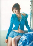 cleavage denim feathers kumada_youko love_ultimate shorts sweater rating:Safe score:1 user:nil!