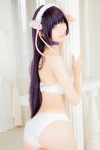 ass bikini choker cosplay gokou_ruri hairband kuro_neko_o_kigae_suru mike ore_no_imouto_ga_konna_ni_kawaii_wake_ga_nai purple_hair swimsuit rating:Safe score:3 user:nil!