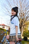 bicycle blouse costume kneesocks miniskirt misty_220 pleated_skirt ponytail school_uniform skirt sweater_vest takabe_ai rating:Safe score:0 user:nil!