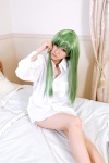 asakura_hina bed bottomless cc code_geass cosplay green_hair rating:Safe score:0 user:Log