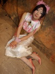 amane cosplay diao_chan flowers hair_ribbons pantyhose qipao shin_sangoku_musou rating:Safe score:0 user:nil!