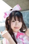 amaguri_irufu blouse cosplay hairbow idolmaster idolmaster_cinderella_girls shimamura_uzuki rating:Safe score:0 user:pixymisa