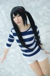 cosplay k-on! nakano_azusa pantyhose shorts tshirt twintails yaya rating:Safe score:0 user:nil!