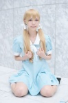 blonde_hair cosplay kneesocks k-on! kotobuki_tsumugi sailor_dress tayu twintails rating:Safe score:0 user:nil!