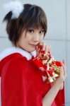 bells boots cosplay dress lady_santa midori original santa santa_costume shawl side_ponytail rating:Safe score:0 user:nil!